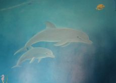 Dolphins, Undersea Mural